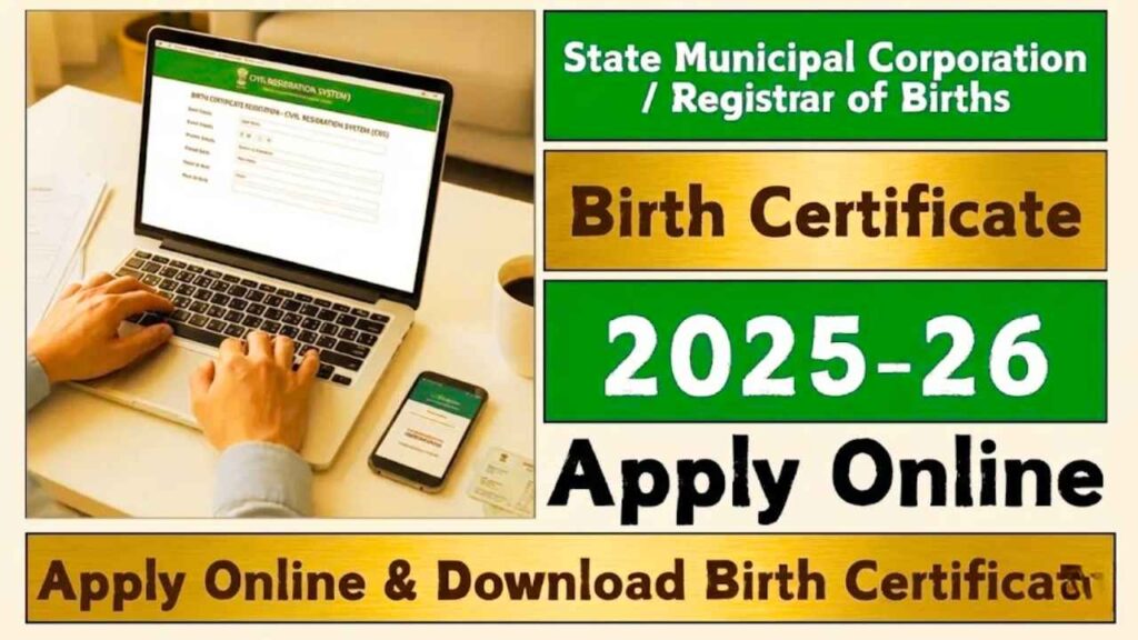 Birth Certificate Apply Online 2025, Application Process, Documents, Eligibility, Download