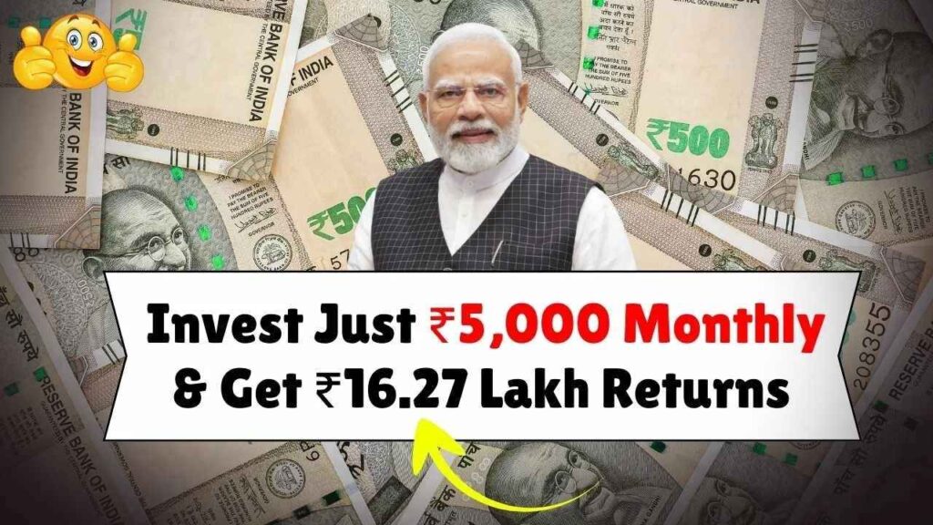 Invest Just ₹5,000 Monthly and Get ₹16.27 Lakh Returns – Post Office Scheme Explained
