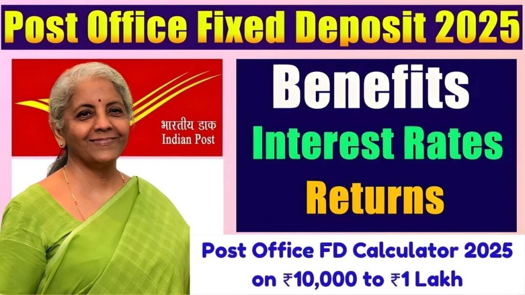 Post Office FD Calculator 2025 Calculate Returns on ₹10,000 to ₹1 Lakh Investments Easily