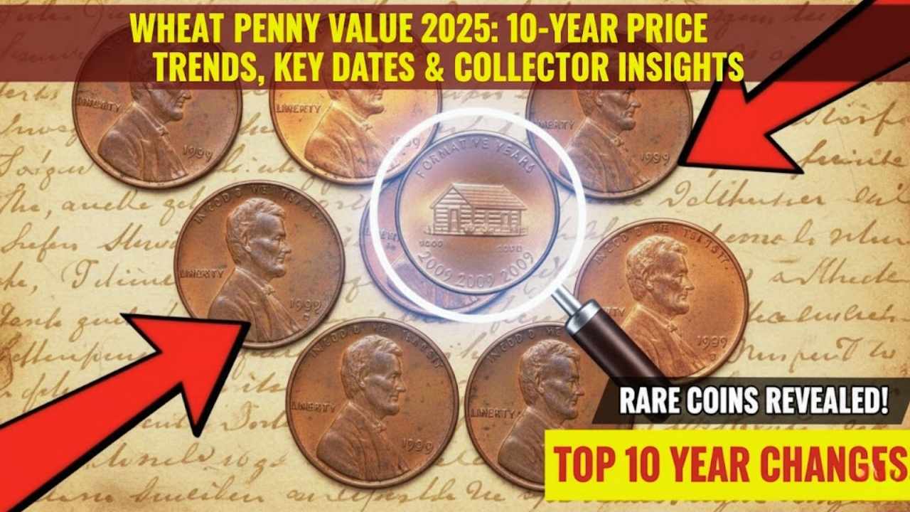 Wheat Penny Value 2025: 10-Year Price Trends, Key Dates & Collector Insights